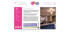 Desktop Screenshot of glow-beauty.com